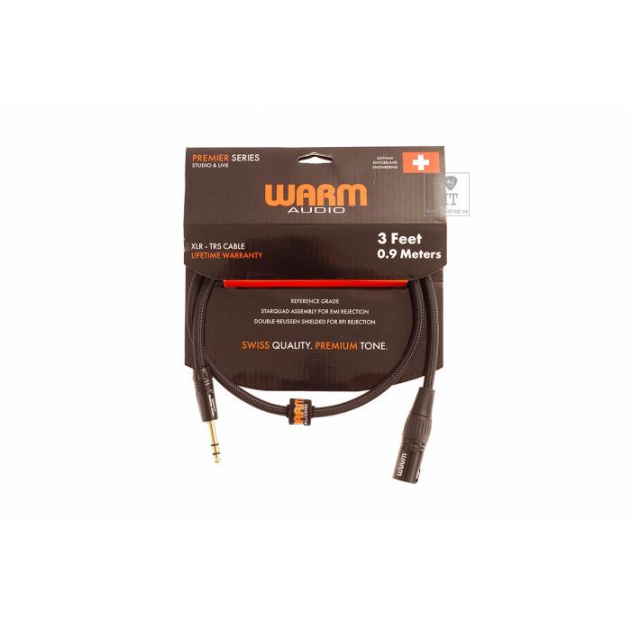 Микрофонный кабель Warm Audio Prem-XLRm-TRSm-3' 0.9 m (231560)