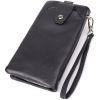 Кошелек ST Leather Кожаный с отделением под телефон Черный (23101) изображение 2