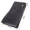 Кошелек ST Leather Кожаный с отделением под телефон Черный (23101) изображение 3