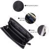 Кошелек ST Leather Кожаный с отделением под телефон Черный (23101) изображение 4