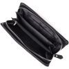 Кошелек ST Leather Кожаный с отделением под телефон Черный (23101) изображение 5