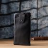 Кошелек ST Leather Кожаный с отделением под телефон Черный (23101) изображение 8