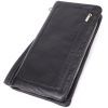 Кошелек ST Leather Кожаный с отделением под телефон Черный (23101)