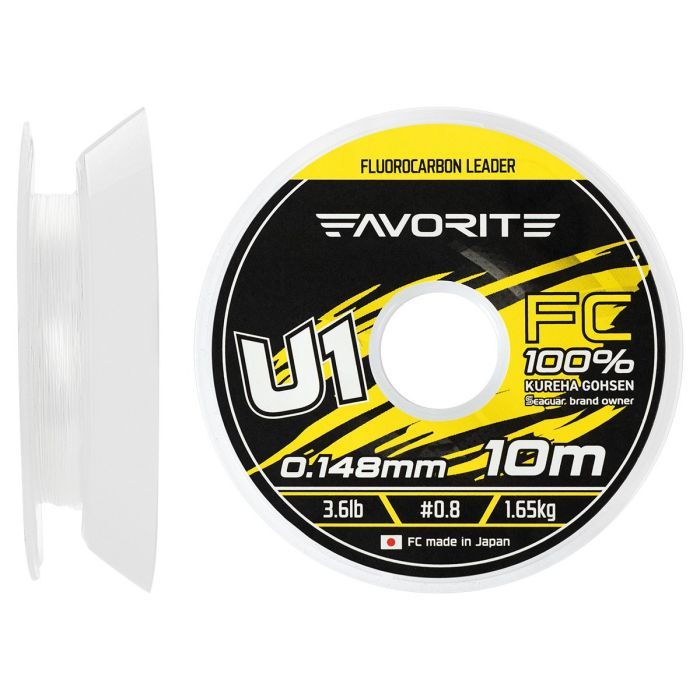 Флюорокарбон Favorite U1 FC 10m 3.5/0.31mm 14.1lb/6.38kg (1693.11.82)
