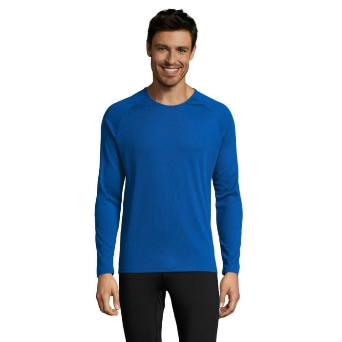 Лонгслив Sol's Sporty LSL men яскраво-синій XL (02071241XL)