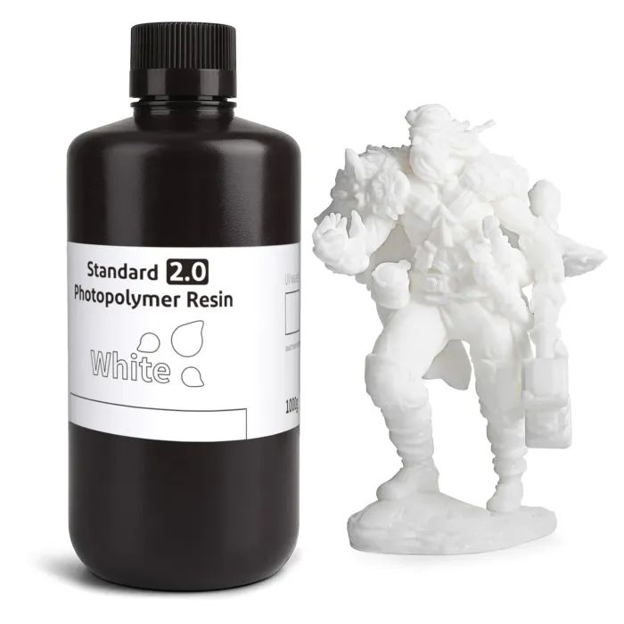 Фотополимерная смола ELEGOO Resin, Standard 2.0 1кг, white (50.103.0120)