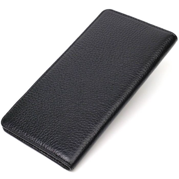 Кошелек Bond Accessories Из натуральной зернистой кожи Черный (21983) изображение 2