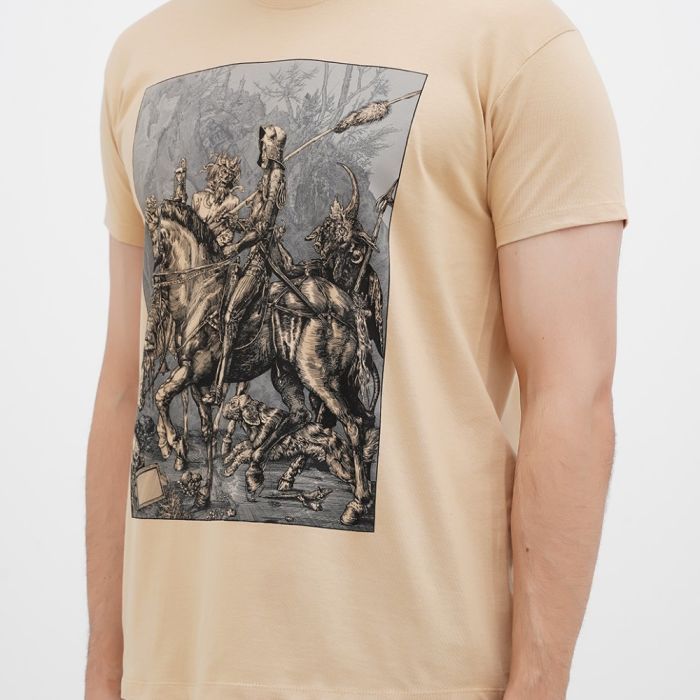 Футболка Sol's Imperial Knight Death and the Devil пісочний M (11500115/394M) изображение 3
