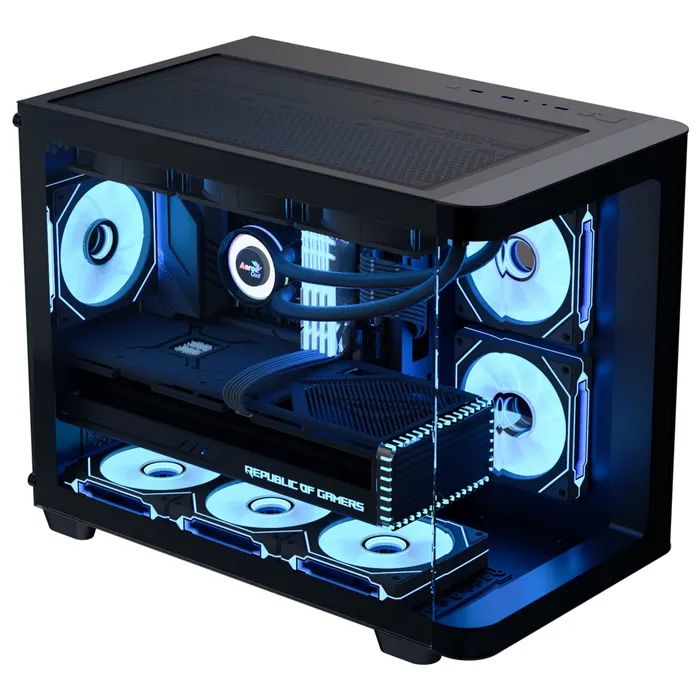 Корпус AeroCool P300C-G-BK-v1 Black (ACCS-PN02033.11) зображення 2