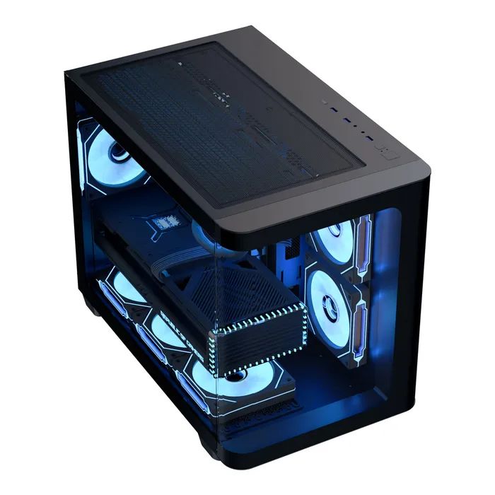 Корпус AeroCool P300C-G-BK-v1 Black (ACCS-PN02033.11) зображення 3
