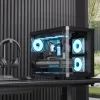 Корпус AeroCool P300C-G-BK-v1 Black (ACCS-PN02033.11) зображення 6