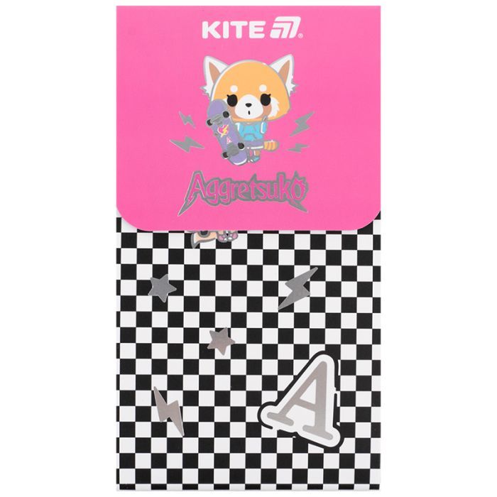 Блокнот Kite на магните Aggretsuko 60 листов, клетка (AR24-092)