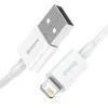 Дата кабель USB 2.0 AM to Lightning 1.5m Superior Fast Charging 2.4A white Baseus (CALYS-B02) зображення 5