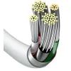 Дата кабель USB 2.0 AM to Lightning 1.5m Superior Fast Charging 2.4A white Baseus (CALYS-B02) зображення 7
