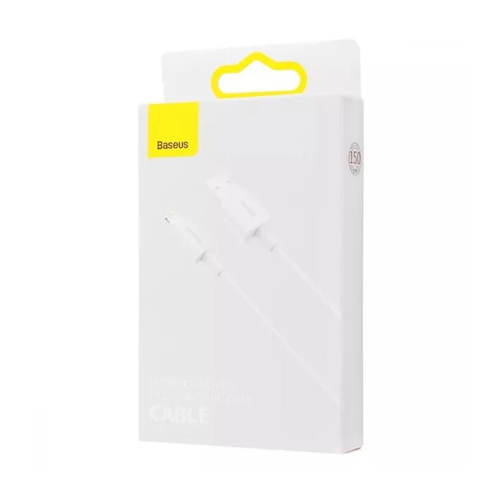 Дата кабель USB 2.0 AM to Lightning 1.5m Superior Fast Charging 2.4A white Baseus (CALYS-B02) зображення 8