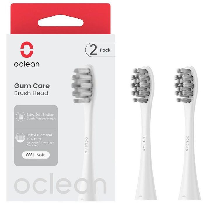 Насадка для зубної щітки Oclean Brush Head Gum Care 2-pack White (6970810554212)