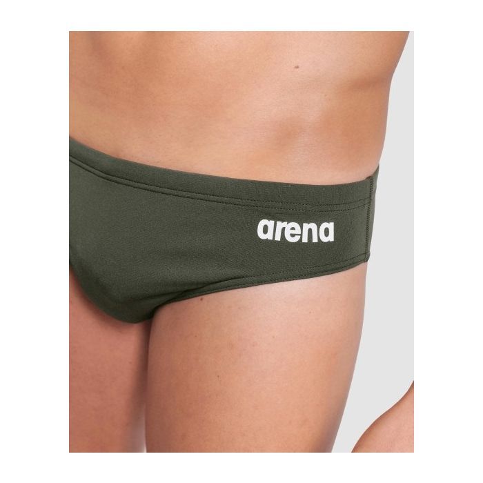 Плавки Arena Team Swim Briefs Solid 004773-660 оливковий 100 (3468337523321) зображення 4