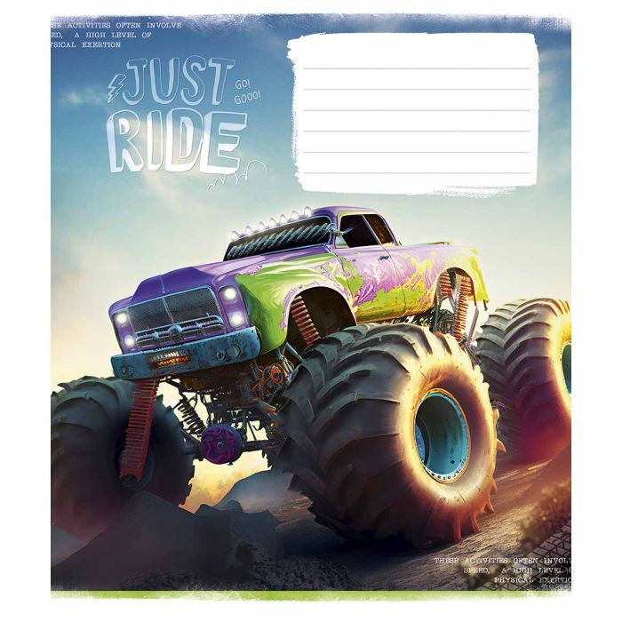 Тетрадь Школярик Offroad masters 12 листов клетка (012-3287K) изображение 5