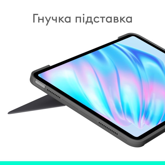 Чехол для планшета Logitech Combo Touch for iPad Air 13-inch (M2) OXFORD GREY - US (L920-012618) изображение 6