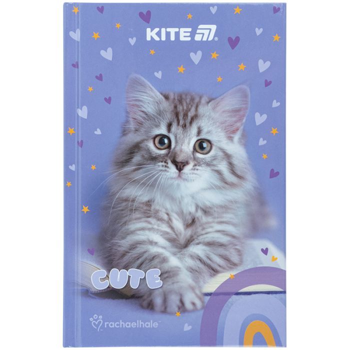 Блокнот Kite А6 Rachael Hale, твердая обложка, 80 листов, клетка (R25-199)