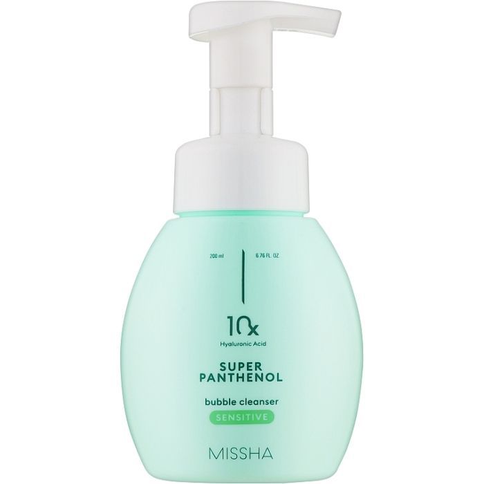 Пінка для вмивання Missha Super Panthenol Bubble Cleanser Sensitive 200 мл (8809747961450)