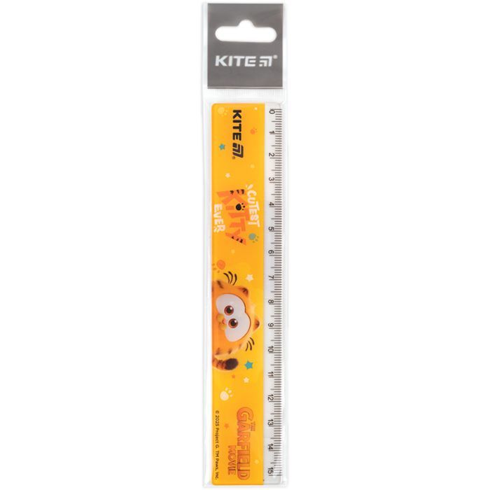 Линейка Kite Garfield, 15 см (GF25-090) изображение 2