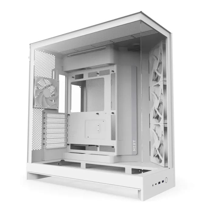 Корпус NZXT H9 Flow Dual-Chamber All White (CM-H92FW-01)