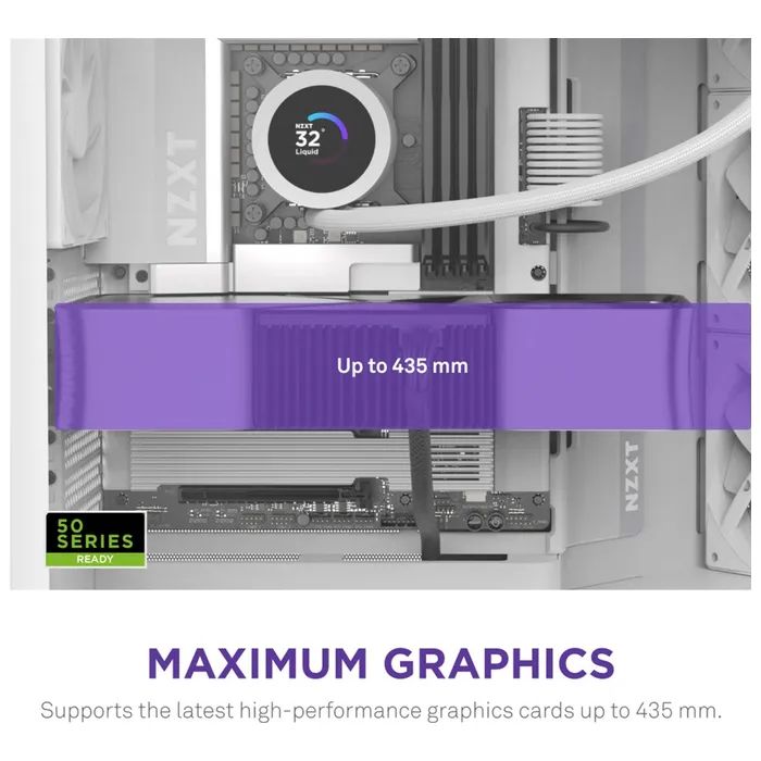 Корпус NZXT H9 Flow Dual-Chamber All White (CM-H92FW-01) зображення 5
