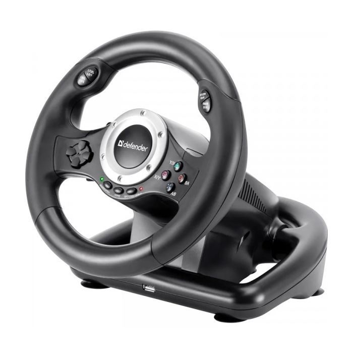 Руль Defender Turbo Pro for PC/PS3/PS4/Xbox USB (64291) изображение 2