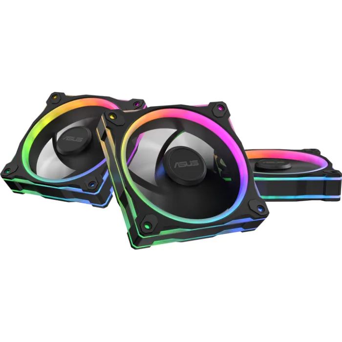 Кулер до корпусу ASUS PRIME MR120 REVERSE ARGB BLACK 3IN1 (90DA00L0-B09020)