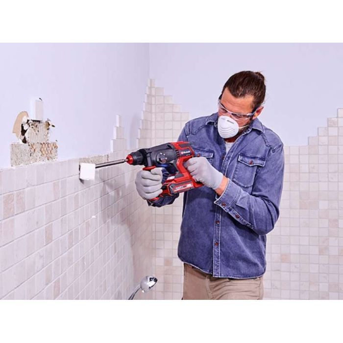 Перфоратор Einhell TE-HD 18/20LI - Solo, SDS-plus, PXC 18V, 1.8Дж, кейс (без АКБ та ЗП) (4514260) зображення 2