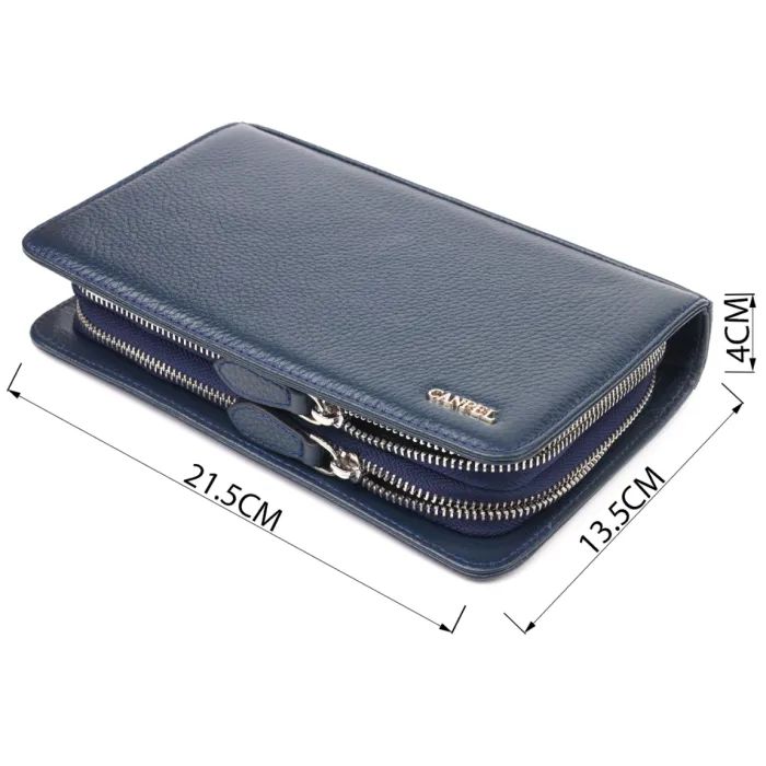 Сумка Canpellini Из натуральной кожи Синяя (21568) изображение 3