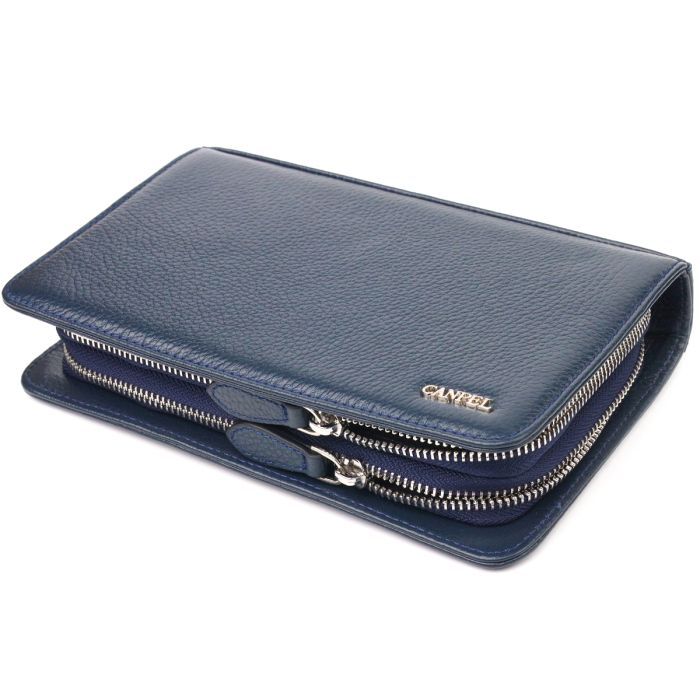 Сумка Canpellini Из натуральной кожи Синяя (21568) изображение 5