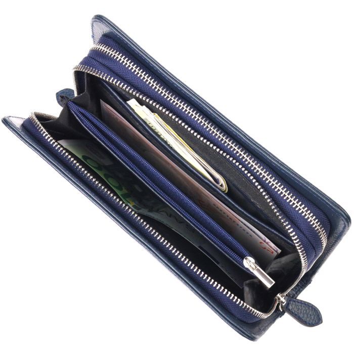 Сумка Canpellini Из натуральной кожи Синяя (21568) изображение 9