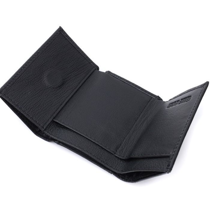 Гаманець ST Leather З монетницею з натуральної шкіри Чорний (22730) зображення 6