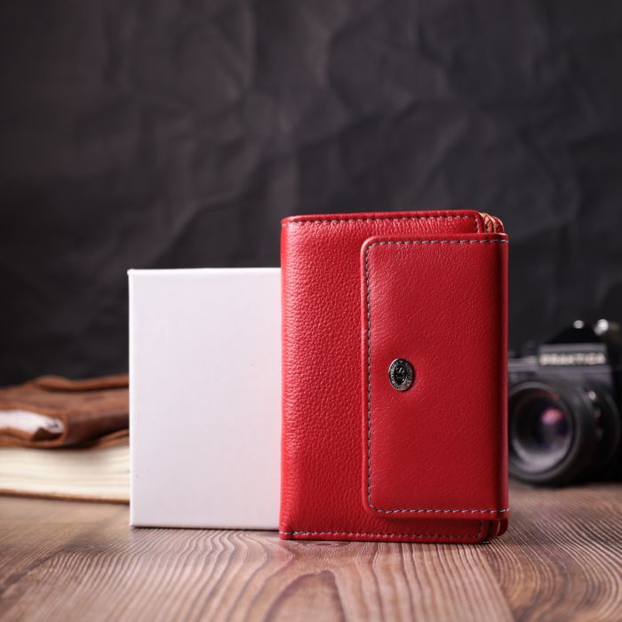 Кошелек ST Leather Из натуральной кожи Красный (22503) изображение 11