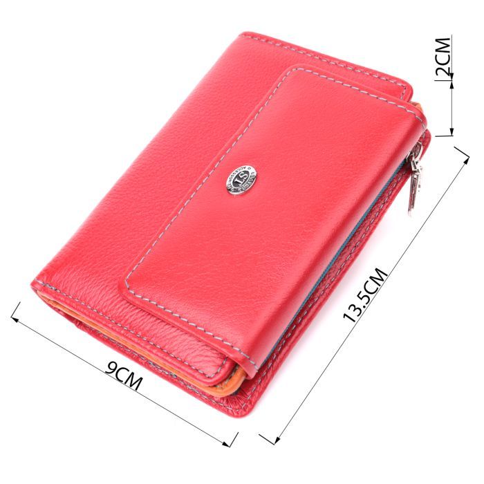 Кошелек ST Leather Из натуральной кожи Красный (22503) изображение 4