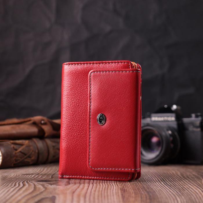 Кошелек ST Leather Из натуральной кожи Красный (22503) изображение 9