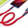 Дата кабель USB 2.0 AM to Micro 5P 1.2m 2.1A spring red XO (NB127-M-RD) изображение 2