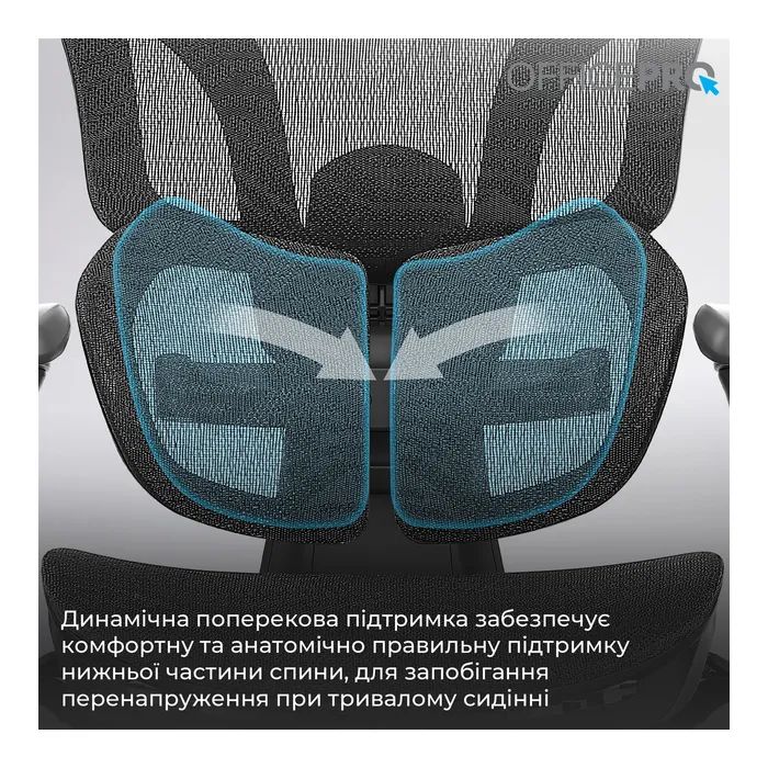 Офисное кресло OfficePro OC950B Black (OC950B) изображение 12