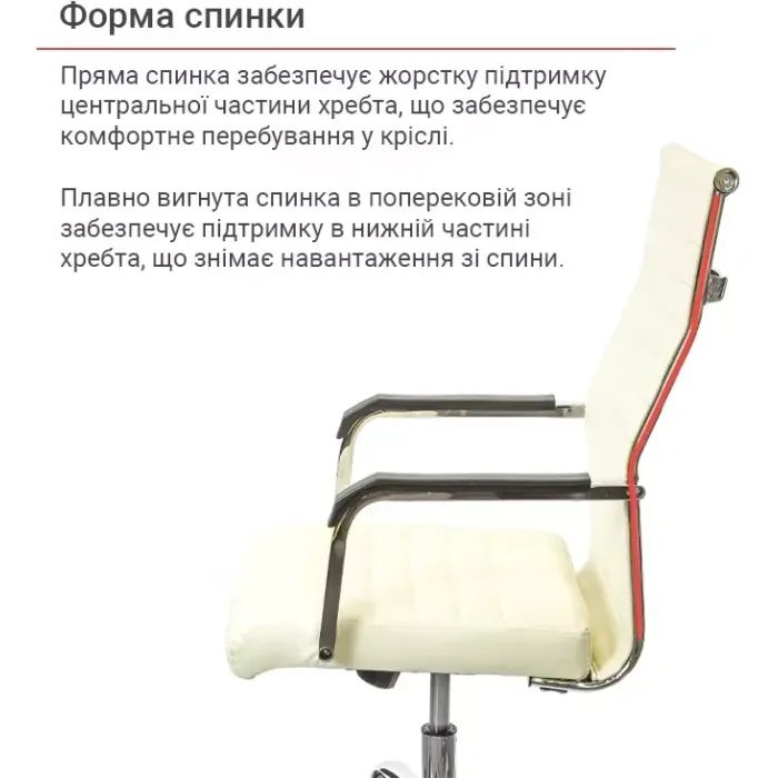 Офисное кресло Аклас Кап FX СН TILT Белый (PU White) (00158633) изображение 5