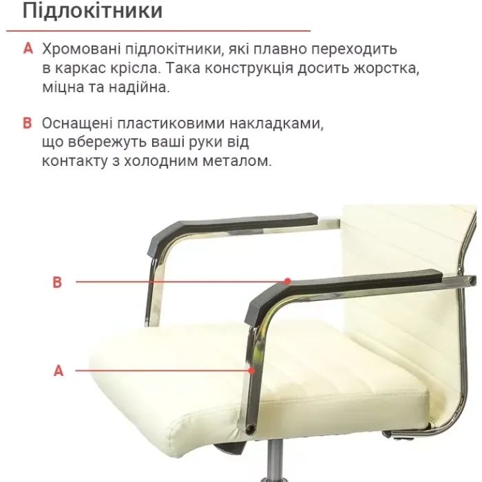 Офисное кресло Аклас Кап FX СН TILT Белый (PU White) (00158633) изображение 9