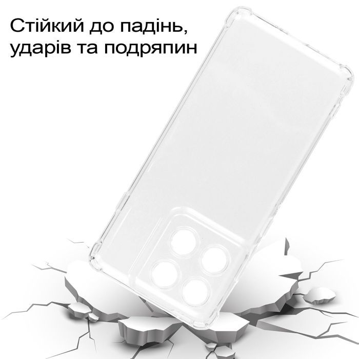 Чехол для мобильного телефона BeCover Anti-Shock Motorola Edge 60 Pro Clear (713806) изображение 3