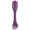 Ложка-вилка туристическая Tribe Spork пластикова pink (T-FC-0031-pink) изображение 2