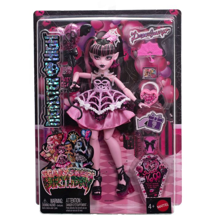 Лялька Monster High Страх який солодкий день народження Дракулора (JBG74) зображення 3