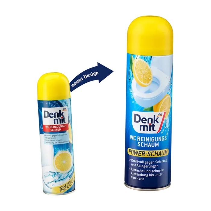 Средство для чистки унитаза DenkMit Reinigungsschaum Zitrone Пенное с ароматом лимона 500 мл (4066447790023) изображение 3