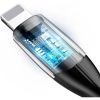 Дата кабель USB 2.0 AM to Lightning 2.0m 1.5A black Baseus (CALSP-C01) зображення 3