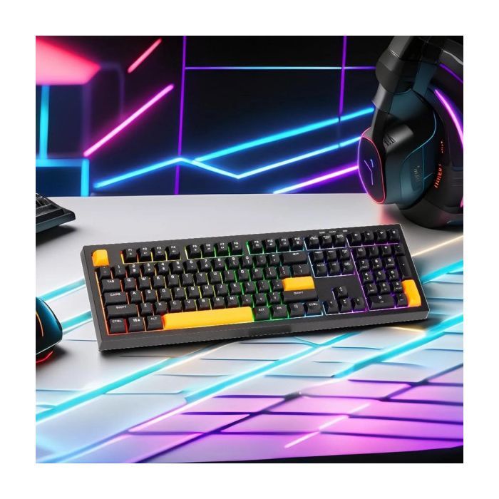 Клавиатура Xtrike ME ME KB-512 LED USB UA Black (KB-512BKUA) изображение 2 Клавиатура Xtrike ME ME KB-512 LED USB UA Black (KB-512BKUA) изображение 2