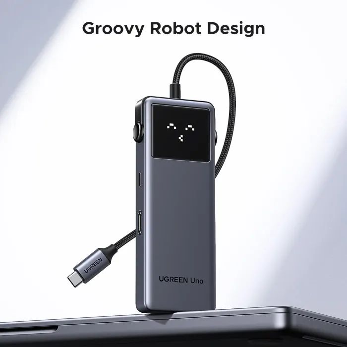 Концентратор Ugreen USB-C to HDMI + 2xUSB 3.2 + 2xUSB-C 3.2 + PD CM888 gray (35998) изображение 4