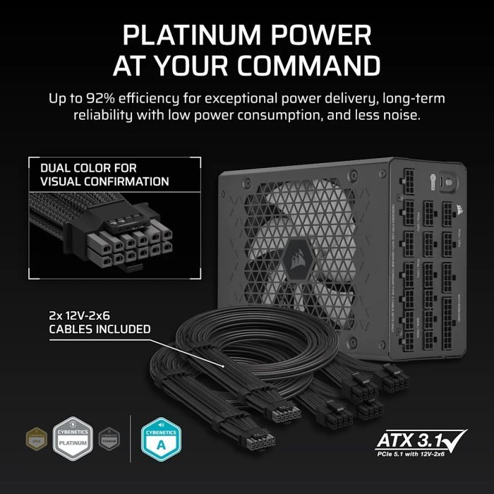 Блок питания Corsair 1200W HX1200i (CP-9020307-EU) изображение 8
